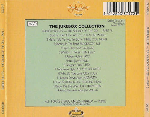 Various - Rubber Bullets - Sound of the `70`s - Part 3 CD Import