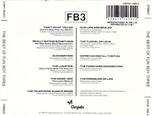 Fun Boy Three - Best of CD Import
