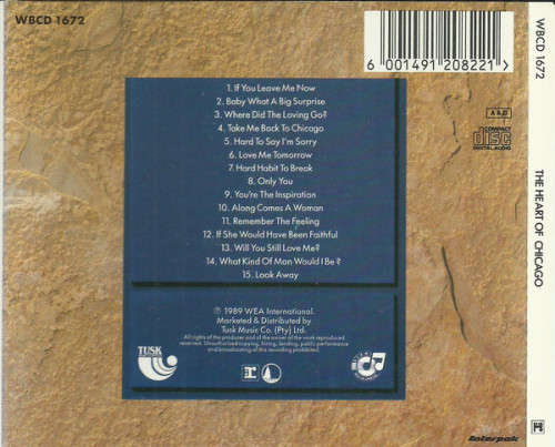 Chicago - Heart of CD