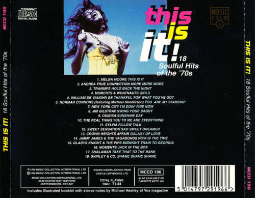 Various - This Is It! (18 Soulful Hits of the `70s) CD Import