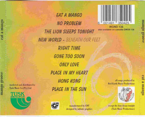 Mango Groove - Eat a Mango CD