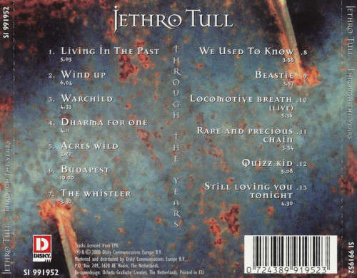 Jethro Tull - Through the Years CD Import