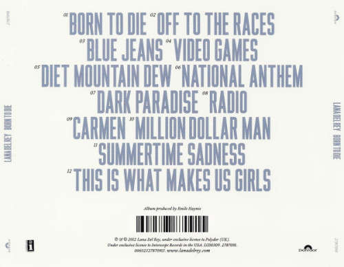 Lana Del Rey - Born To Die CD Import