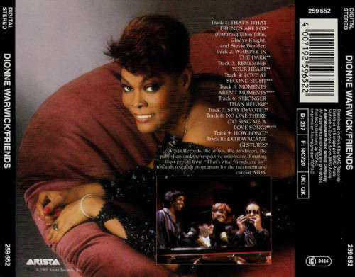 Dionne Warwick - Friends CD Import