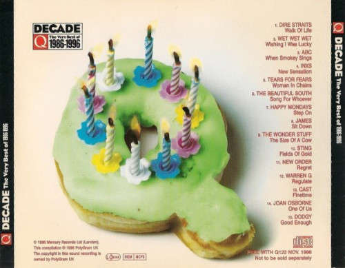 Various - Decade the Very Best of 1986-1996 CD Import