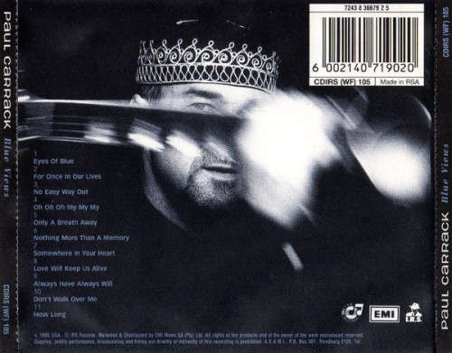 Paul Carrack - Blue Views CD