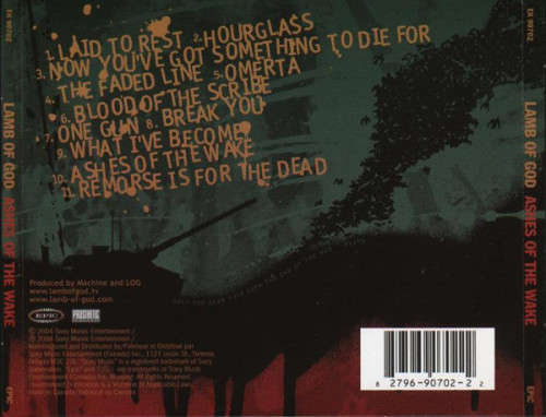 Lamb of God - Ashes of the Wake CD Import