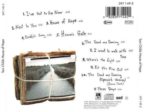 Toni Childs - House of Hope CD Import