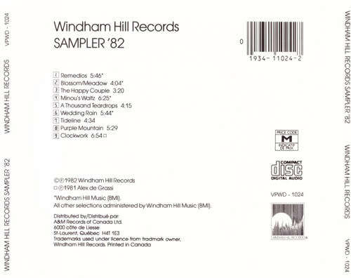 Various - Windham Hill Records Sampler `82 CD Import