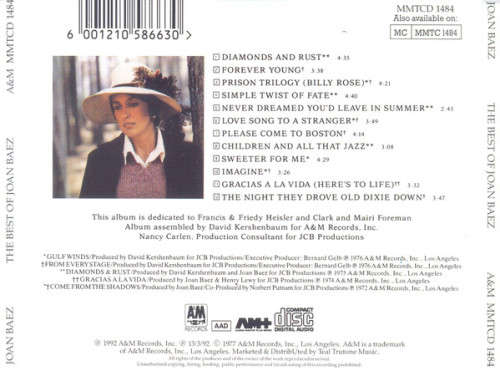 Joan Baez - Best of CD