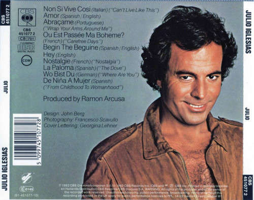 Julio Iglesias - Julio CD Import