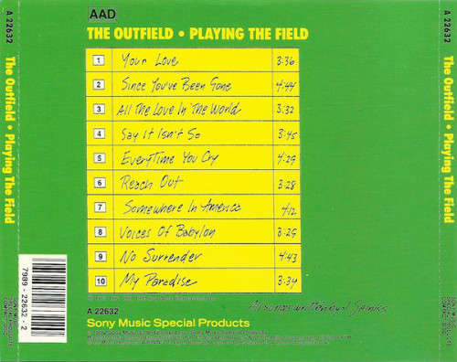 The Outfield - Playing The Field CD Import