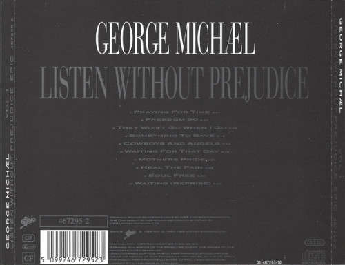 George Michael - Listen Without Prejudice Vol. 1 CD Import