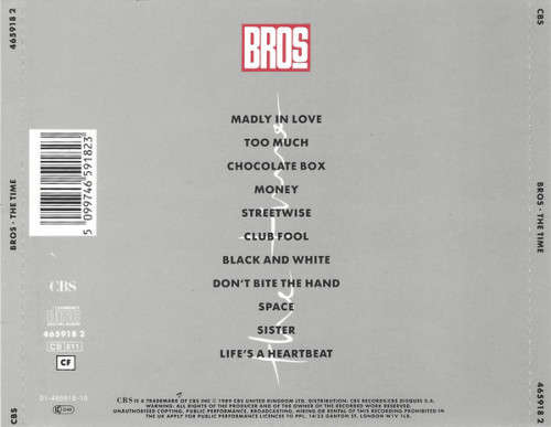 Bros - The Time CD Import