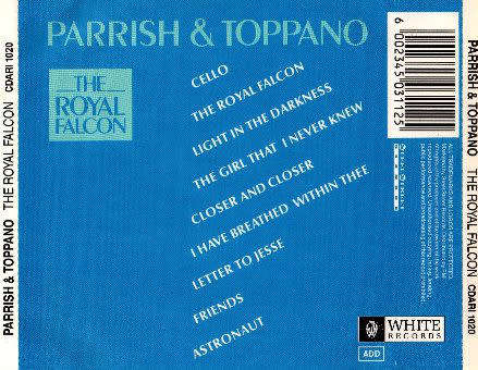 Parrish and Toppano - The Royal Falcon CD