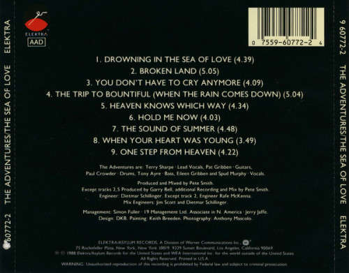 Adventures - Sea of Love CD Import