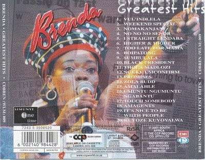 Brenda Fassie - Greatest Hits CD