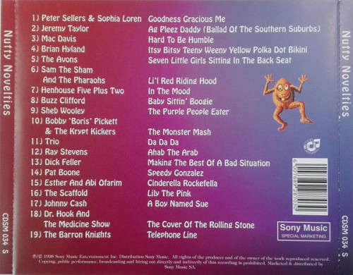 Various - Nutty Novelties CD