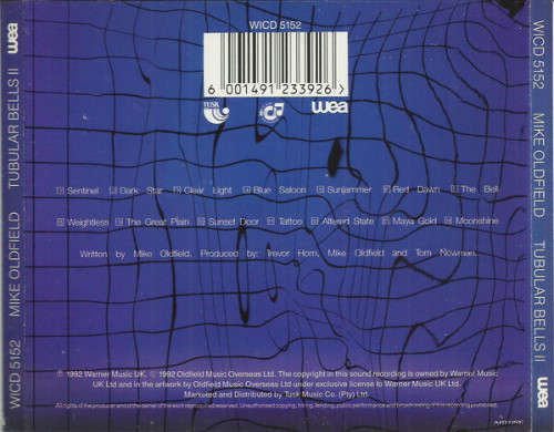 Mike Oldfield - Tubular Bells II CD