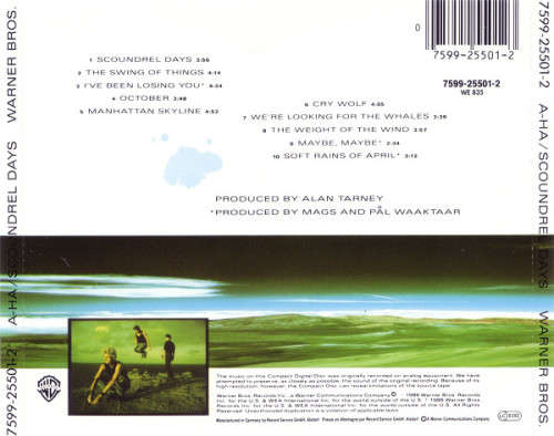 a-ha - Scoundrel Days CD Import