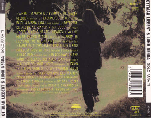 Ottmar Liebert and Luna Negra - Solo Para Ti CD Import