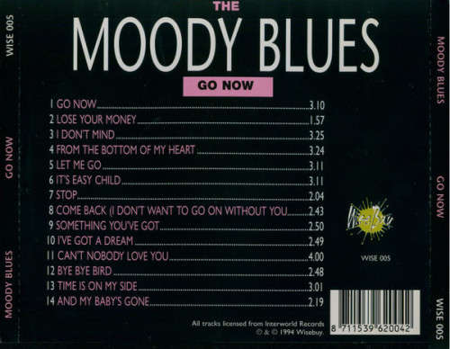 Moody Blues - Go Now CD Import