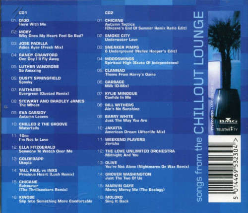 Various - Songs From the Chillout Lounge Double CD Import