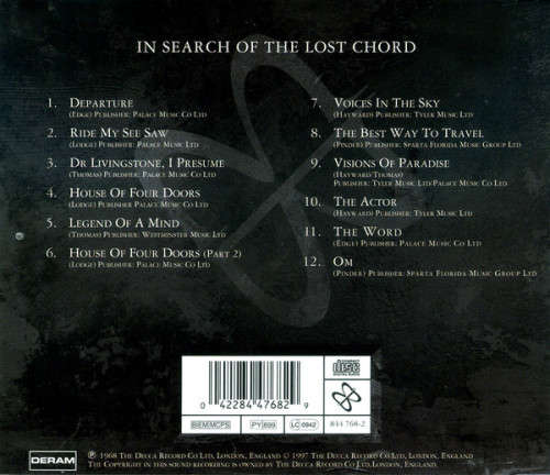 Moody Blues - In Search of the Lost Chord CD Import