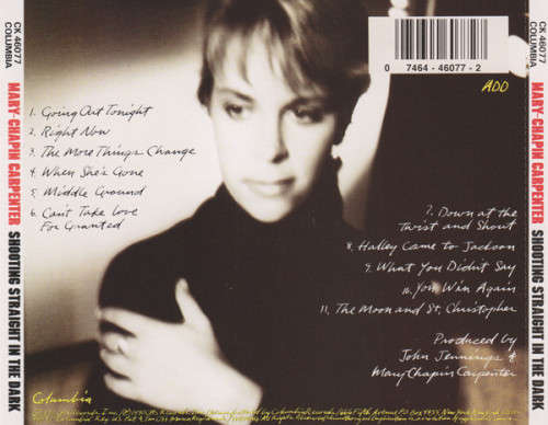 Mary-Chapin Carpenter - Shooting Straight In the Dark CD Import