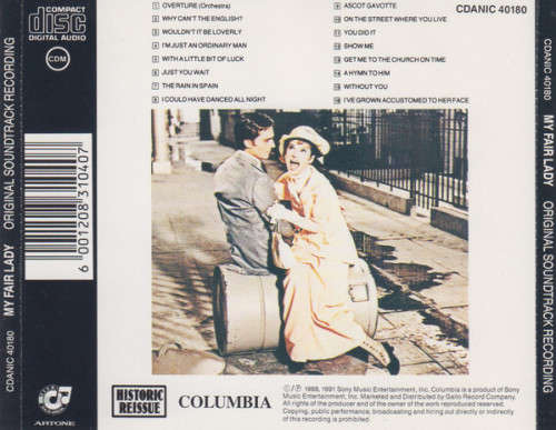 Various - My Fair Lady (Original Soundtrack Recording) CD