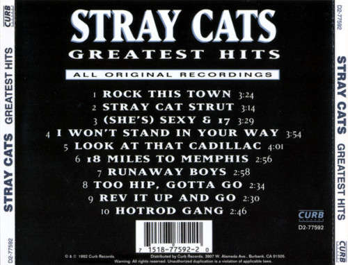 Stray Cats - Greatest Hits CD Import