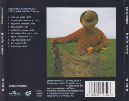 Jennifer Warnes - The Hunter CD