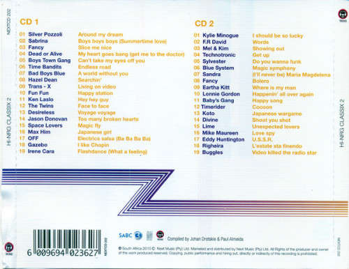 Various - Hi-NRG Classix 2 Double CD Rare