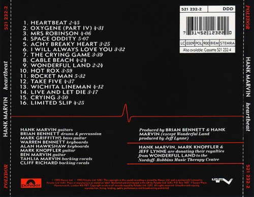 Hank Marvin - Heartbeat CD Import