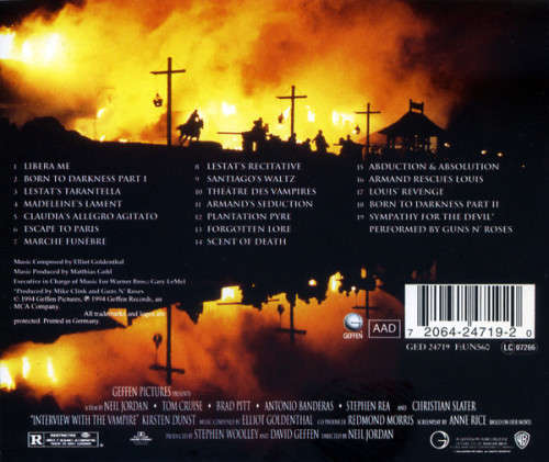 Elliot Goldenthal - Interview With the Vampire (Original Motion Picture Soundtrack) CD Import