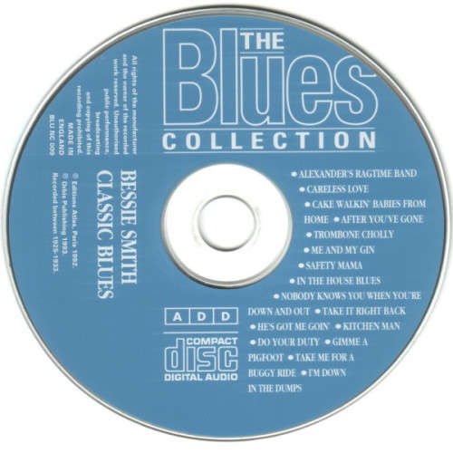 Bessie Smith - Classic Blues CD Import