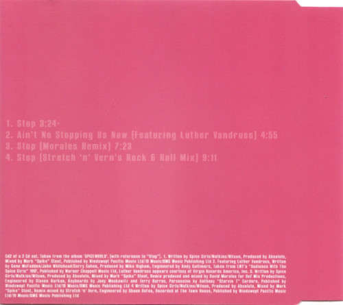 Spice Girls - Stop CD Maxi Single Import