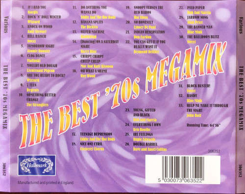Various - Best `70s Megamix CD Import