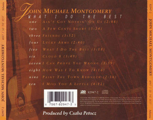John Michael Montgomery - What I Do the Best CD Import