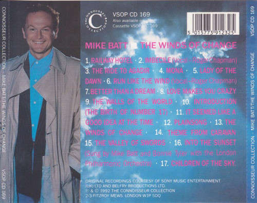 Mike Batt - Winds of Change (Greatest Hits) CD Import