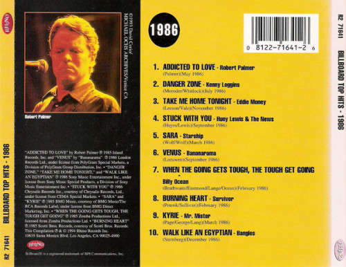 Various - Billboard Top Hits 1985, 1986, 1987, 1988 + 1989 (5x CD Set) Import