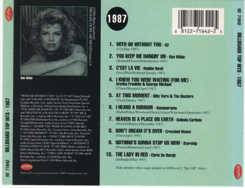 Various - Billboard Top Hits 1985, 1986, 1987, 1988 + 1989 (5x CD Set) Import
