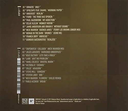 Nick Warren - Balance 018 Double CD Import