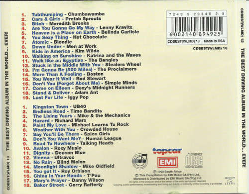 Various - Best Driving Album In the World...Ever! Double CD