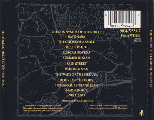 Pogues - Hell`s Ditch CD Import