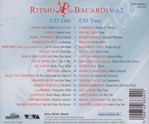 Various - Ritmo De Bacardi Vol. 2 Double CD Import
