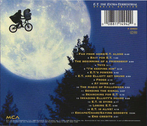 John Williams - E.T. The Extra-Terrestrial (Special Edition) CD Import