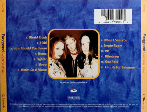 Frogpond - Safe Ride Home CD Import
