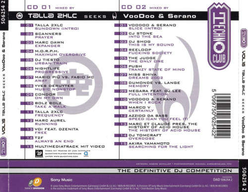 Techno Club - Double CD`s x5 Vol 9, 10, 11, 12, 16 Import