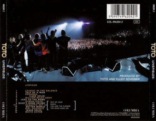 Toto - Livefields CD Import
